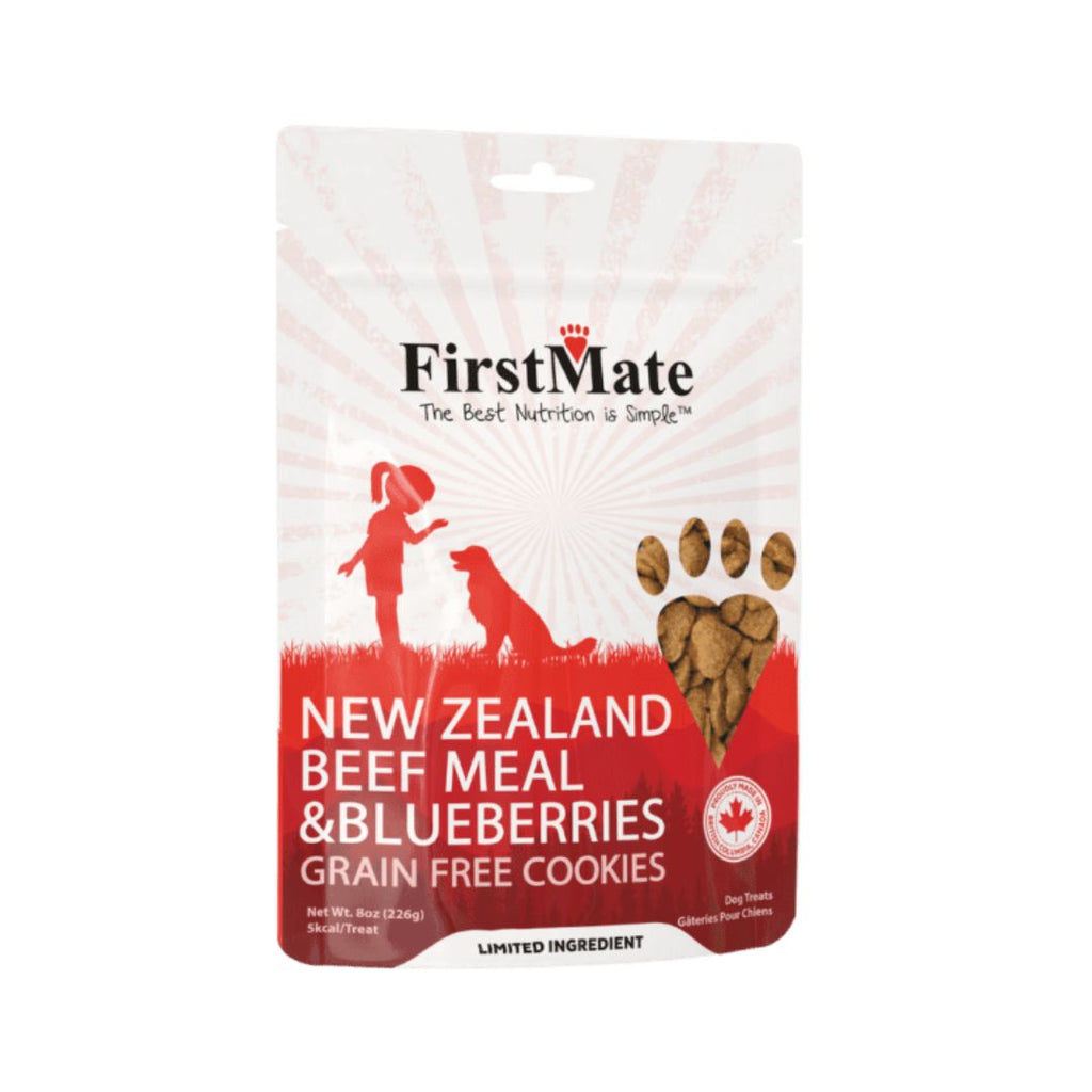 Firstmate Dog Grain Free Beef Blueberry Treat 8Oz