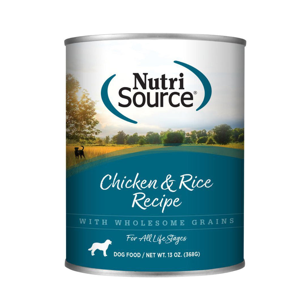 Nutrisource Dog Chicken & Rice 13oz. (Case of 12)