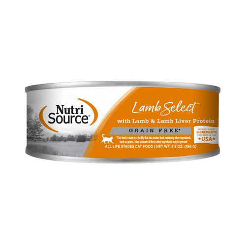 Nutrisource Cat Grain Free Lamb & Lamb Liver 5oz. (Case of 12)