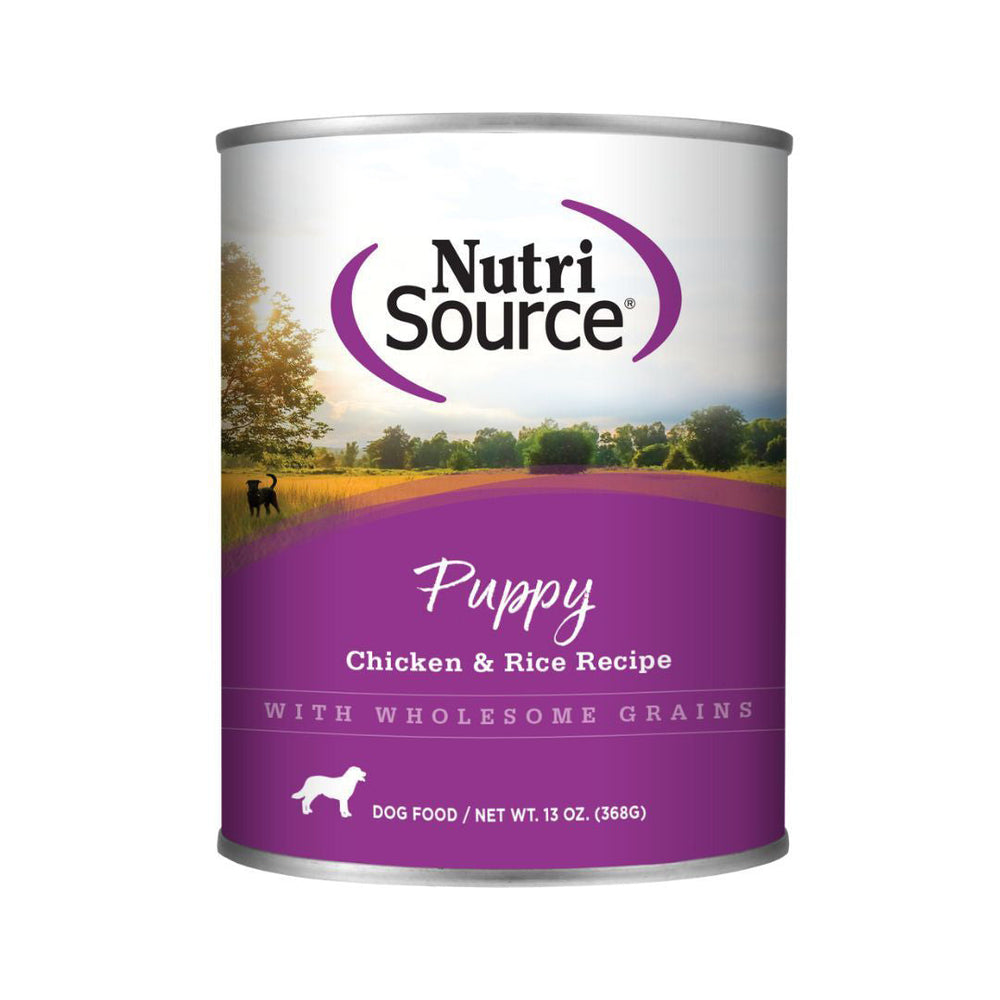 Nutrisource Dog Puppy Chicken & Rice 13oz. (Case of 12)