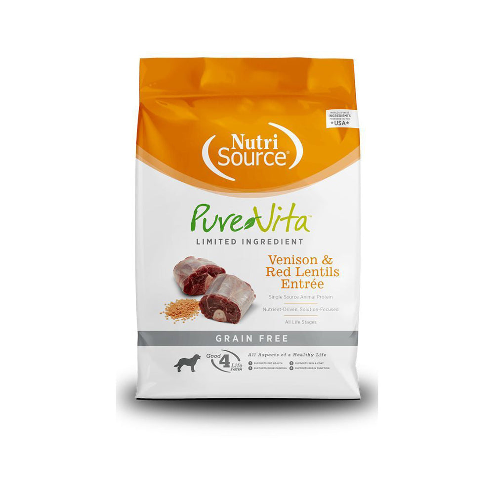 Pure Vita Dog Grain Free Venison 5Lb