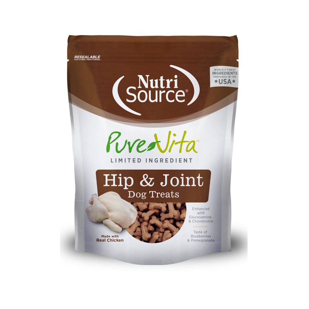 Pure Vita Dog Treat Hip & Joint Chicken 6oz.