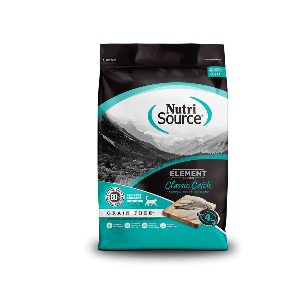 Nutrisource Cat Grain Free Element Classic Catch 11Lb