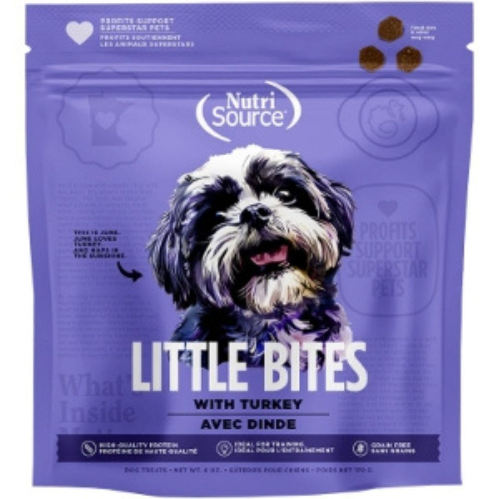 Nutrisource Dog Little Bites Grain Free Turkey 6Oz