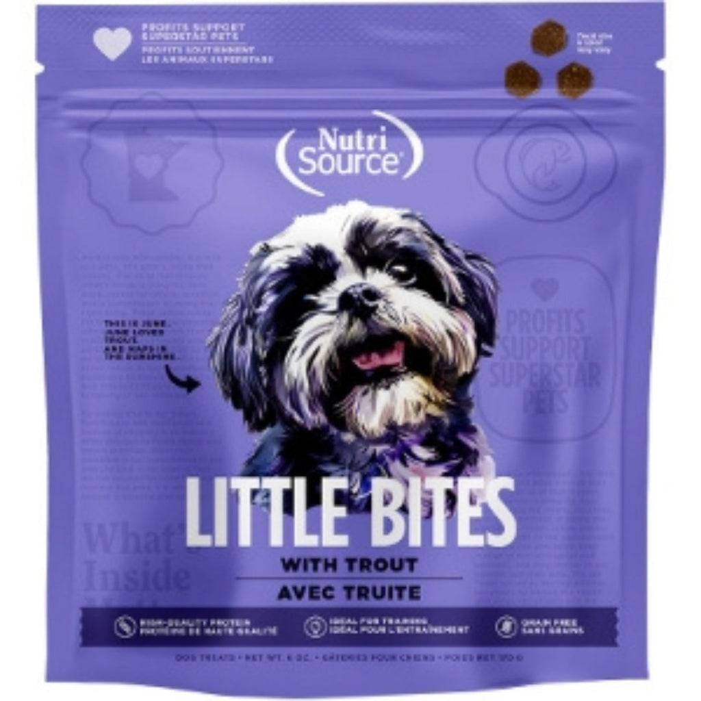 Nutrisource Dog Little Bites Grain Free Trout 6Oz