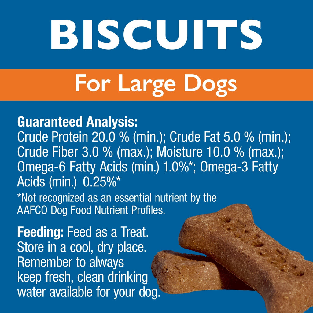 Bil-Jac Large Breed Dog Biscuits Chicken 4Lbs. (Case of 6)