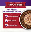 Wellness Bowl Boosters Simply Shreds 2.8oz. Chicken Beef Shred (Case of 12)