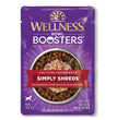 Wellness Bowl Boosters Simply Shreds 2.8oz. Chicken Beef Shred (Case of 12)