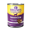 Wellness Dog Complete Health Stew Chicken Peas Carrots 125oz (Case of 12) for your Pet Dog with Pet Store X!