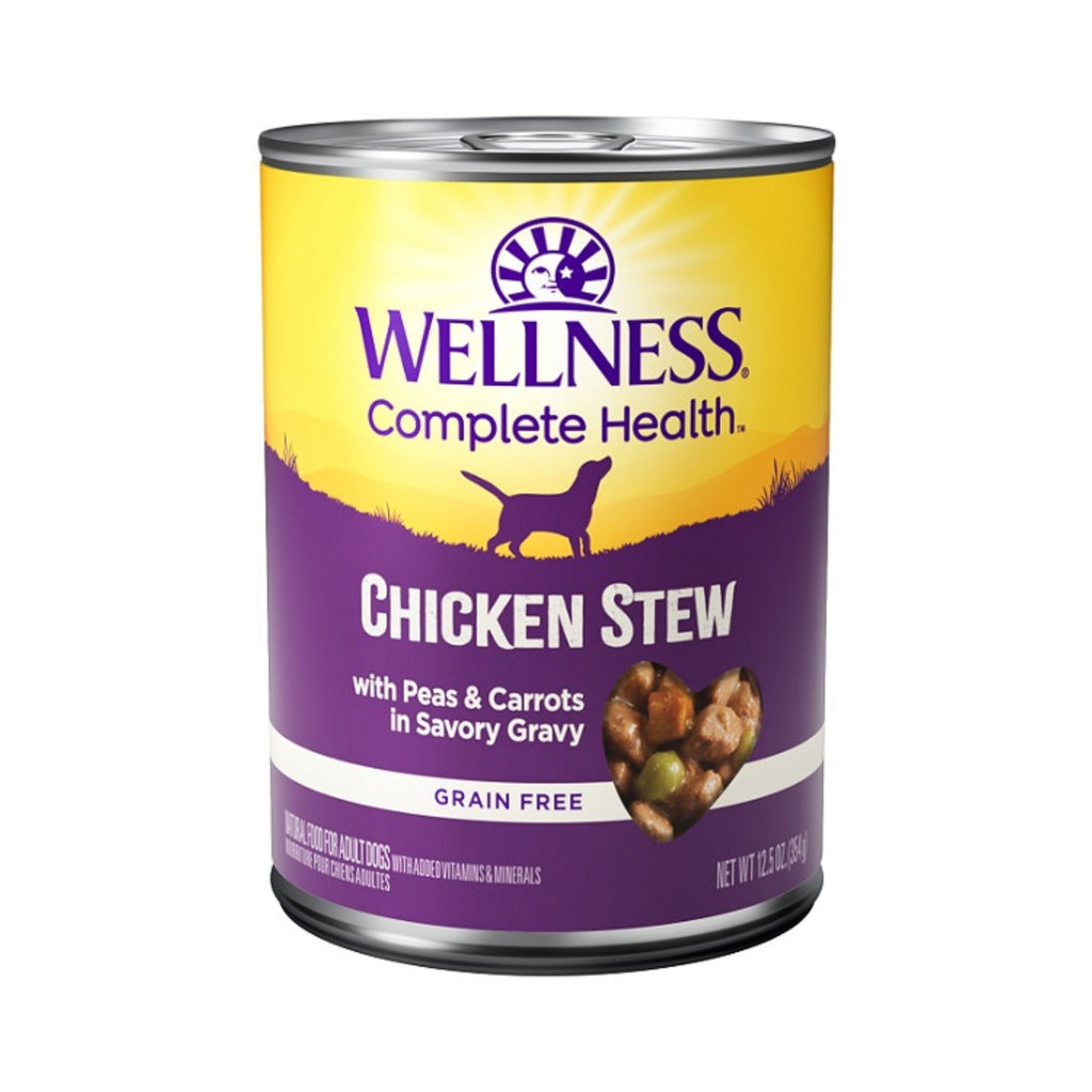 Wellness Dog Complete Health Stew Chicken Peas Carrots 12.5oz. (Case of 12)