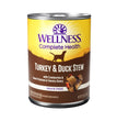 Wellness Dog Complete Health Stew Turkey Duck Sweet Potato Cranberries 12.5oz. (Case of 12)