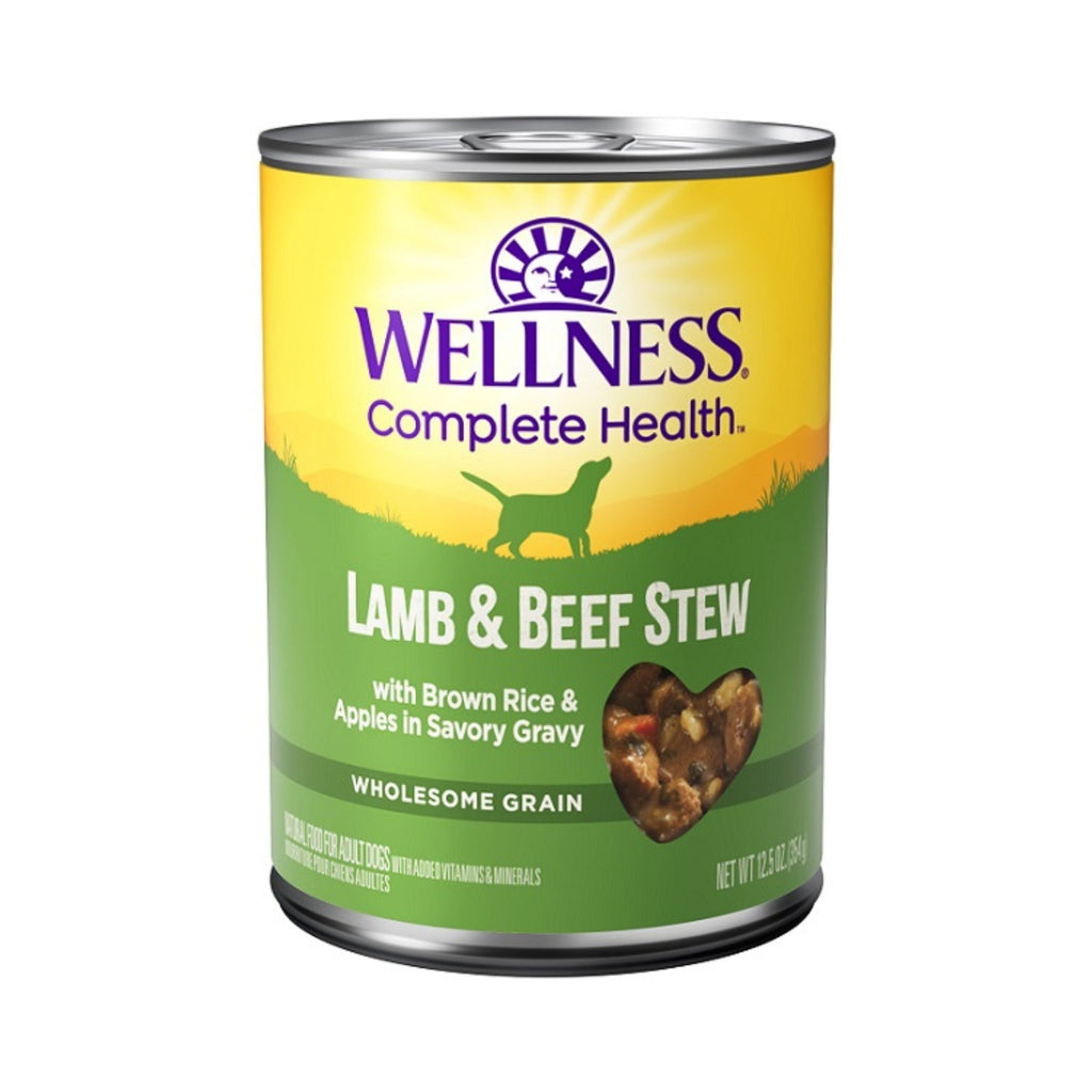 Wellness Dog Complete Health Stew Lamb Beef Brown Rice & Apple 125oz (Case of 12) for your Pet Dog with Pet Store X!