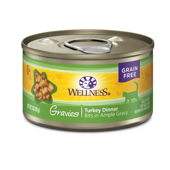 Wellness Cat Complete Health Gravies Turkey Dinner 3oz (Case of 12) for your Pet Cat with Pet Store X!