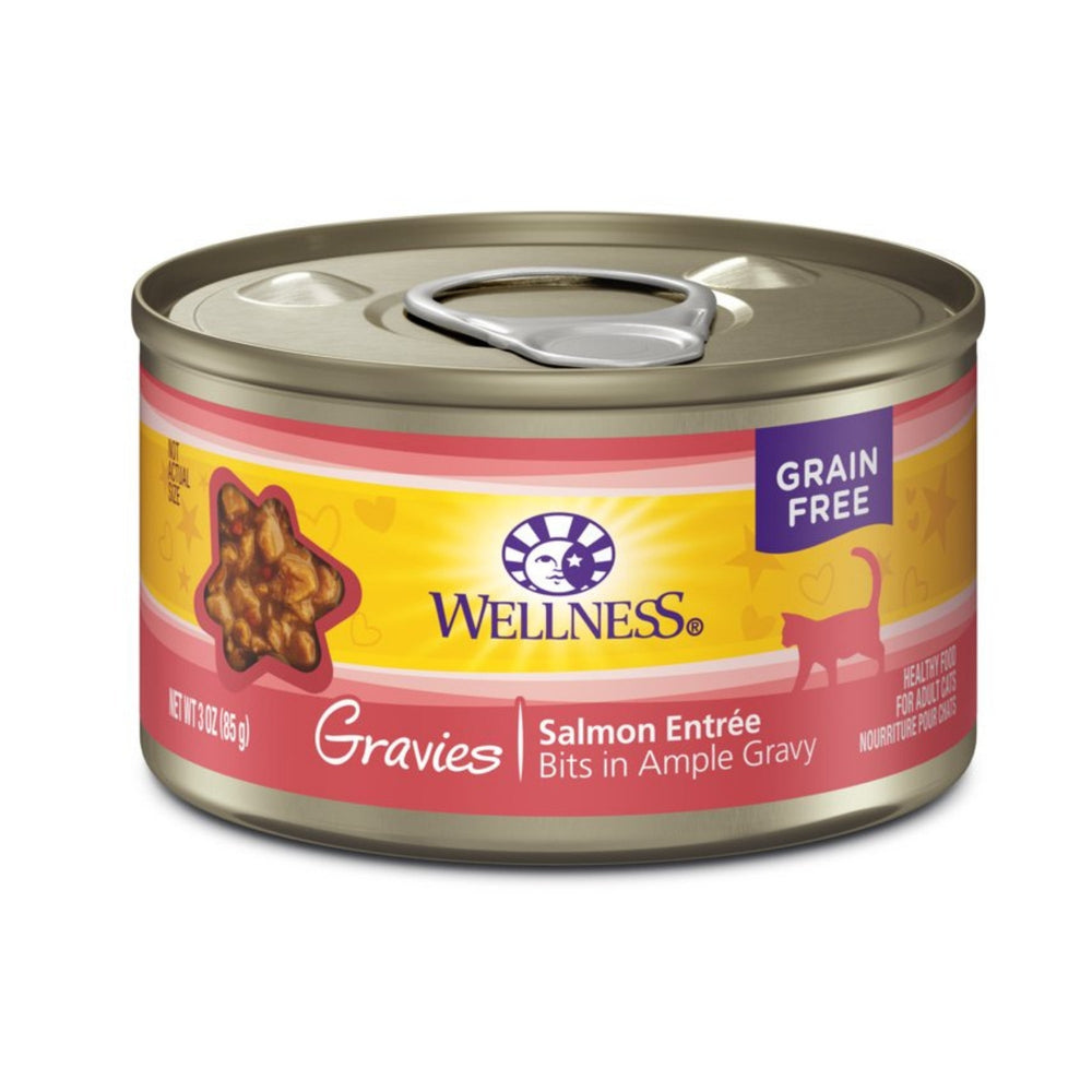 Wellness Cat Complete Health Gravies Salmon Entrée 3oz (Case of 12) for your Pet Cat with Pet Store X!