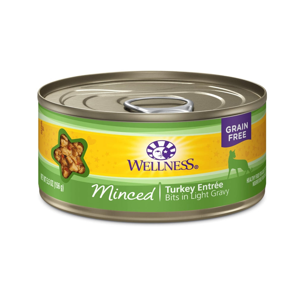 Wellness Cat Complete Health Minced Turkey Entrée 55oz (Case of 24) for your Pet Cat with Pet Store X!