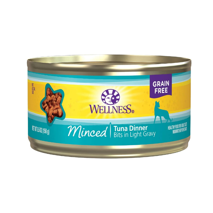 Wellness Cat Complete Health Minced Tuna Dinner 55oz (Case of 24) for your Pet Cat with Pet Store X!