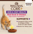 Wellness Core+ Cat Skin Coat Duck Chicken Grain-free Pate 2.8oz. (Case of 12)