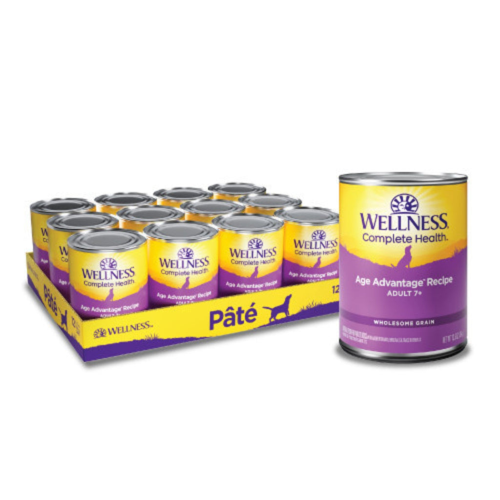 Wellness Dog Complete Health Age Advantage (Senior) Pate 12.5oz. (Case of 12)