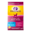 Wellness Dog Small Breed Senior 4Lb Turkey Peas Complete Health