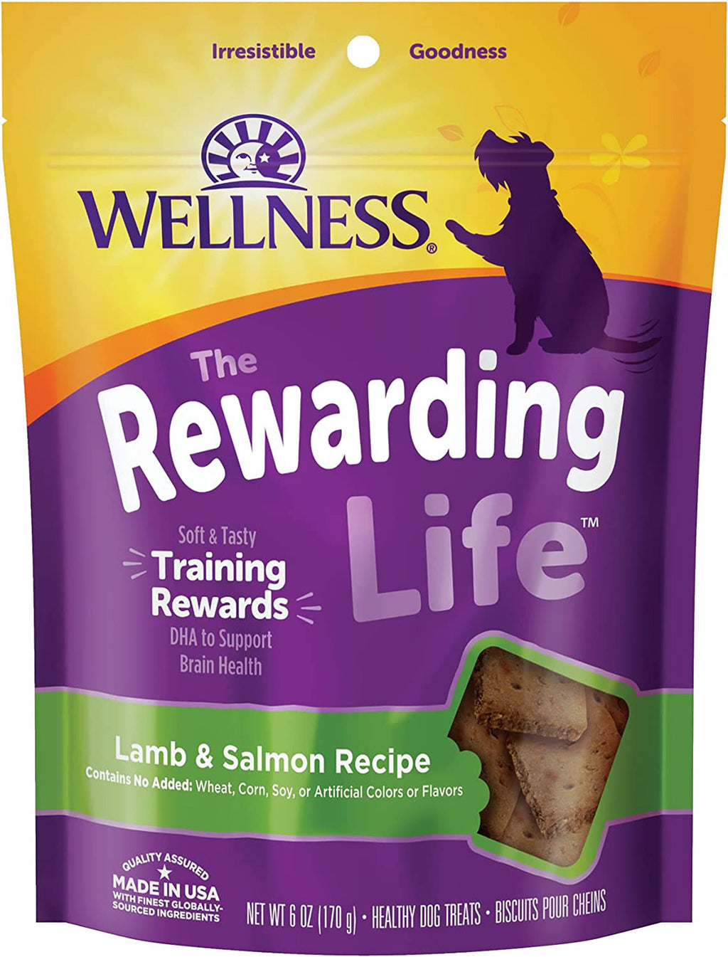 Wellness Rewarding Life Dog 6oz. Lamb Slmn Soft