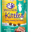 Wellness Kittles Tuna Cranberry 2oz Crunchy Cat Snack for your Pet Cat with Pet Store X!