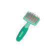 Lil Pals Slicker Dog Brush with Coated Tips Blue, Green 1ea/One Size for your Pet Dog with Pet Store X.