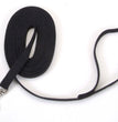 Coastal Train Right! Cotton Web Training Leash Black 5/8X30Ft