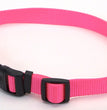 Coastal Adjustable Nylon Dog Collar with Plastic Buckle Neon Pink 1ea/5/8 In X 10-14 in for your Pet Dog with Pet Store X.