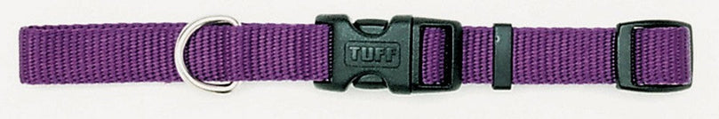 Coastal Adjustable Nylon Dog Collar with Plastic Buckle Purple 1ea/3/8 In X 8-12 in for your Pet Dog with Pet Store X.