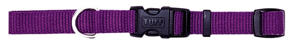 Coastal Adjustable Nylon Dog Collar with Plastic Buckle Purple 1ea/1 In X 18-26 in