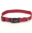 New Earth Soy Adjustable Dog Collar Cranberry 1ea/5/8 In X 8-12 in