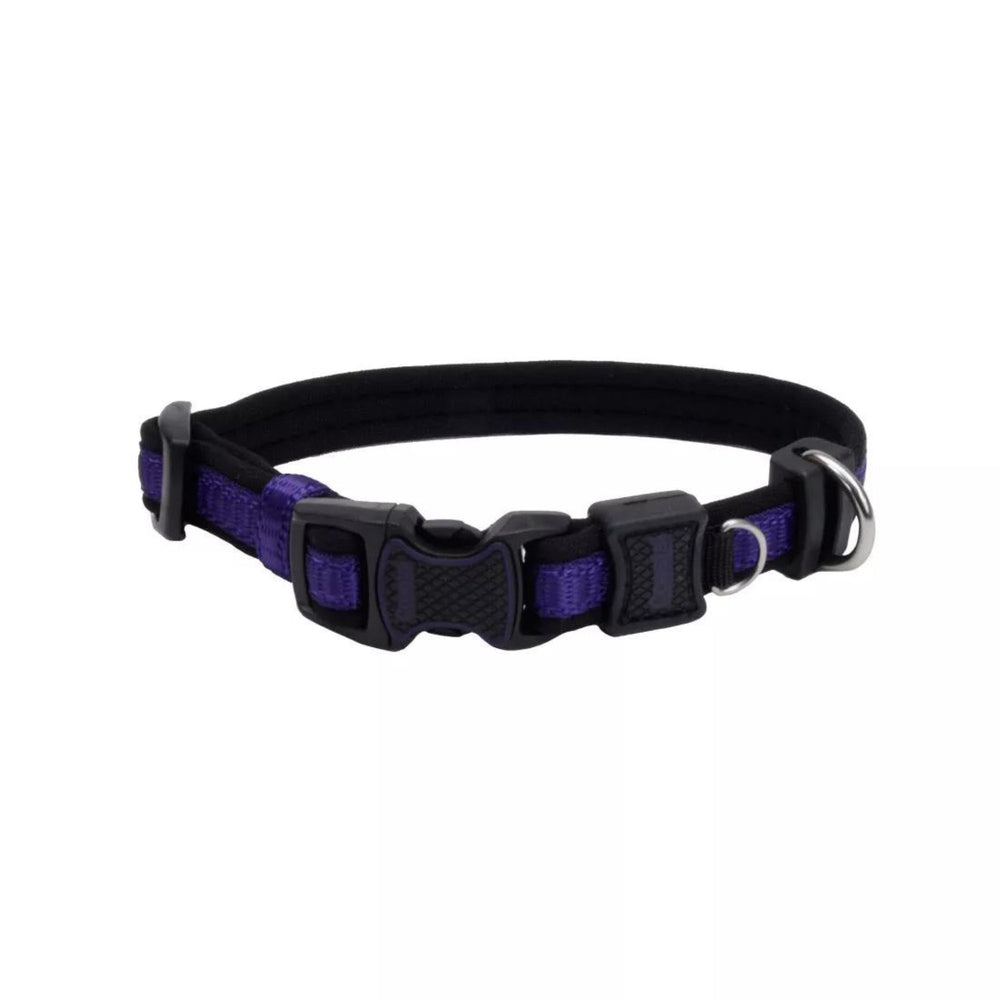 Inspire Adjustable Dog Collar Purple 5/8 x 8-12in. XSmall