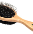 Safari Pin and Bristle Combo Dog Brush Green 1ea/LG