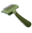 Safari Dog Self-Cleaning Slicker Brush Light Green/Dark Green 1ea/LG for your Pet Dog with Pet Store X.