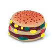 Rascals Latex Dog Toy hamburger Multi-Color 1ea/2.5 in