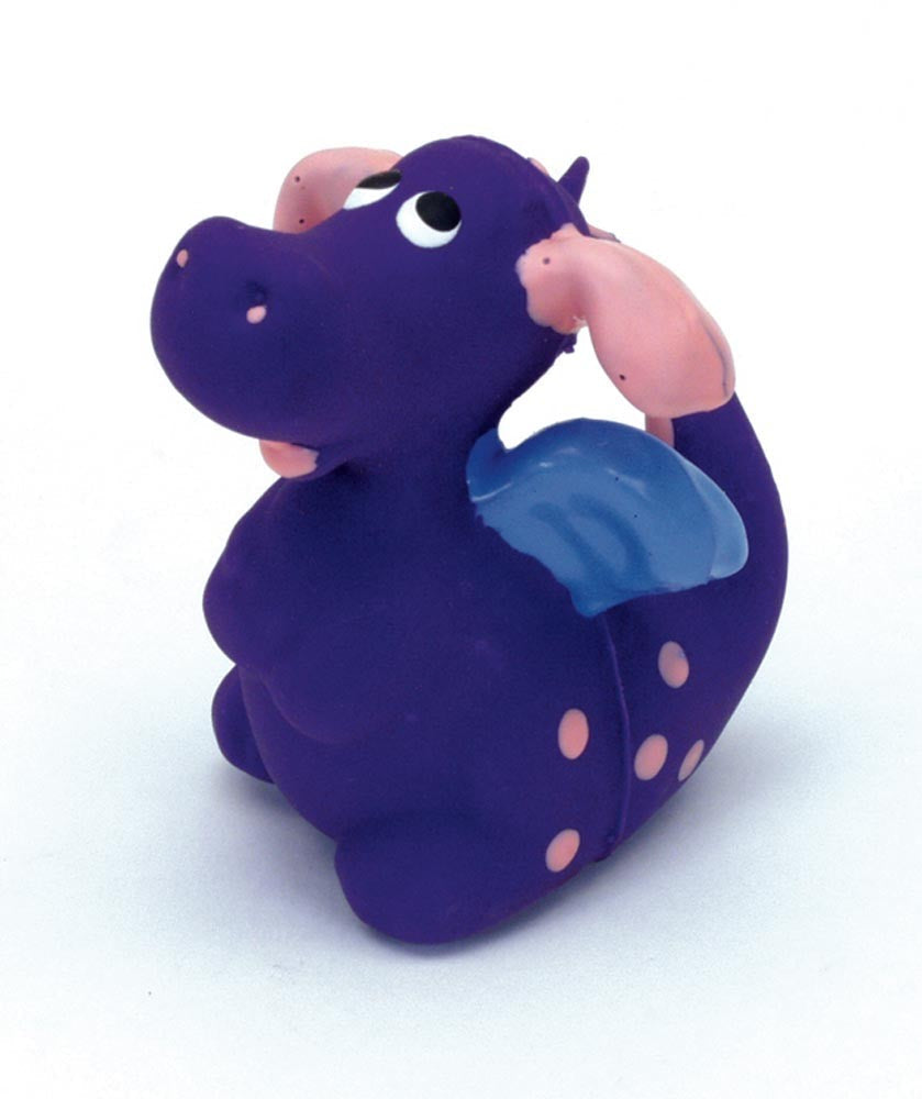 Rascals Latex Dog Toy Dragon 1ea/3 in