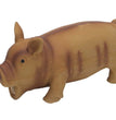 Coastal Rascals Latex Toy Pig Brown 7.25In