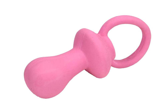 Rascals Latex Pacifier Dog Toy Pink 1ea/45 in for your Pet Dog with Pet Store X.