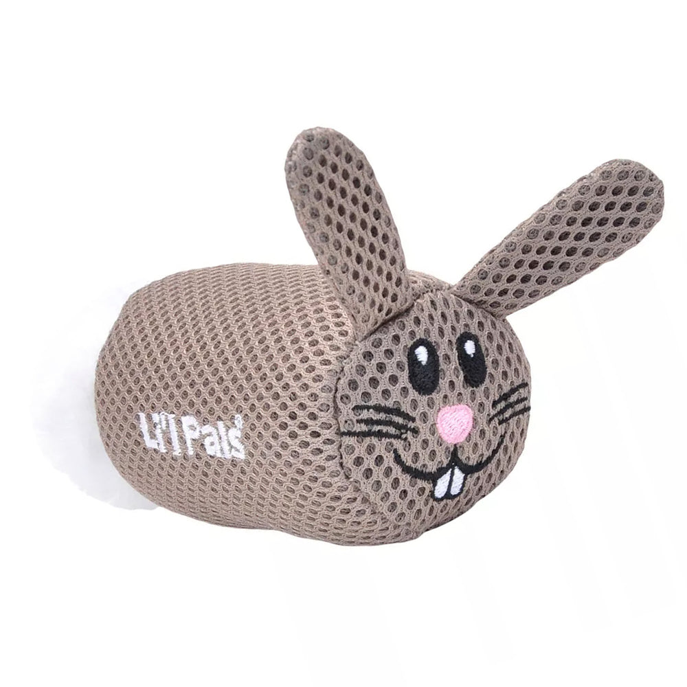 Coastal Pet Li'l Pals Mesh Dog Toys Rabbit 5" for your Pet Dog with Pet Store X.