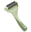 Safari Shed Magic De-Shedding Tool for Dogs w/Medium to Long Hair Light Green/Dark Green 1ea/LG