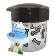 Lixit Dog Treat Jar Container Grey/Clear 1ea/MD for your Pet Dog with Pet Store X.