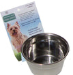 Lixit Stainless Steel Dog Crock Silver 1ea/10 oz