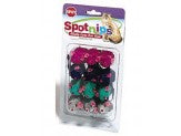 Spot Colored Plush Mice Rattle and Catnip Cat Toy Assorted 12 Pack