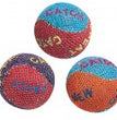 Spot Burlap Ball Catnip Toy Assorted 1.5 in 3 Pack