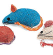 Spot Burlap Mice Catnip Toy Assorted 3 in 3 Pack