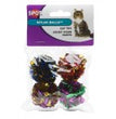 Spot Mylar Ball Cat Toy Multi-Color 1.5 in 4 Pack