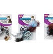 Spot Animal Print Rattle Catnip Toy Assorted 4.5 in 2 Pack