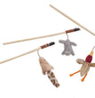 Skinneeez Friends Teaser Wands with Catnip Assorted 12 in