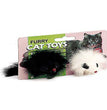 Spot Twin Plush Mice Rattle and Catnip Toy Black; White 4.5 in 2 Pack