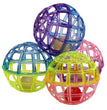 Spot Lattice Ball with Bell Cat Toy Multi-Color 4 Pack